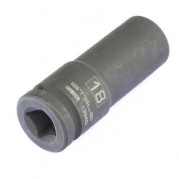 13945 | Головка ударная удлиненная шестигранная, 18 мм, 1/2, CrMo, STELS-2