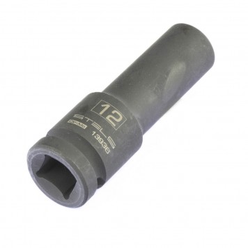 13936 | Головка ударная удлиненная шестигранная, 12 мм, 1/2, CrMo, STELS-2