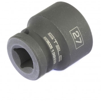 13928 | Головка ударная шестигранная, 27 мм, 1/2, CrMo, STELS-2