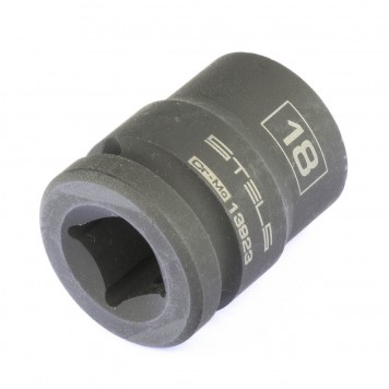 13923 | Головка ударная шестигранная, 18 мм, 1/2, CrMo, STELS-2