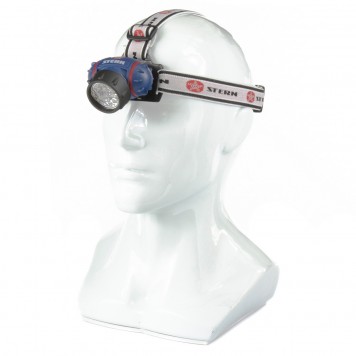 90563 | Фонарь наголовный, светодиодный, 4 режим, 14 Led, 3 х ААА, STERN-0