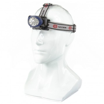 90562 | Фонарь наголовный, светодиодный, 3 режим, 10 Led, 3 х ААА, STERN-0