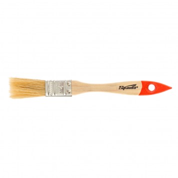 824155 | Кисть плоская 3/4, натуральная щетина, деревянная ручка, SPARTA SLIMLINE-0