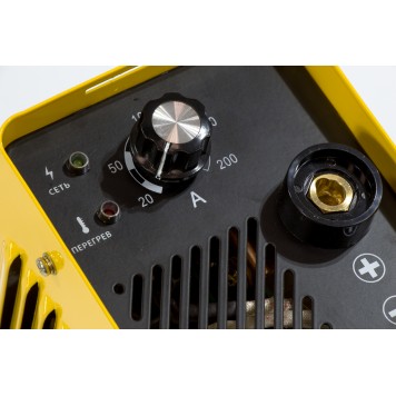 94336 | Аппарат инверторный дуговой сварки ММА-200, 200 А, ПВР 60%, D. 1,6-5 мм, DENZEL COMPACT-3