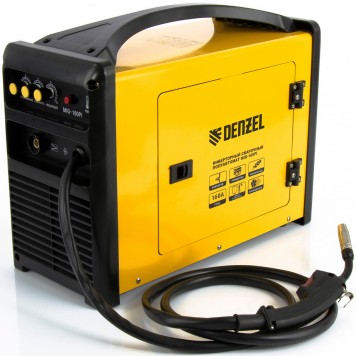 94350 | Инверторная сварка, тип Mig/Mag Mig-160PI, 160 А, ПВР 60%, D 0,6-0,8 мм, DENZEL-0