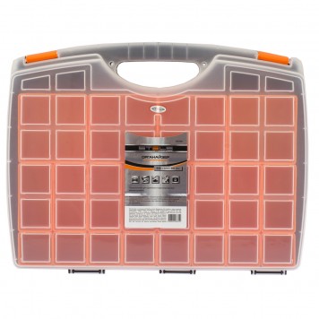 90725 | Органайзер с контейнерами 425 х 330 х 60 мм, пластик, STELS-1