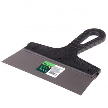 85438 | Шпатель фасадный из нержавеющей стали, 200 мм, пластмассовая ручка, СИБРТЕХ-2