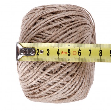 93876 | Шпагат джутовый, L 100 м, двухниточный, 1120 текс, 13,5 кгс, СИБРТЕХ-4