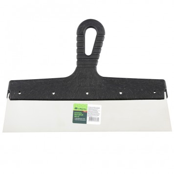 85442 | Шпатель фасадный из нержавеющей стали, 300 мм, пластмассовая ручка, СИБРТЕХ-3