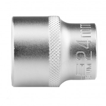 13669 | Головка торцевая, 24 мм, двенадцатигранная, CrV, под квадрат 1/2, хромированная, STELS-0