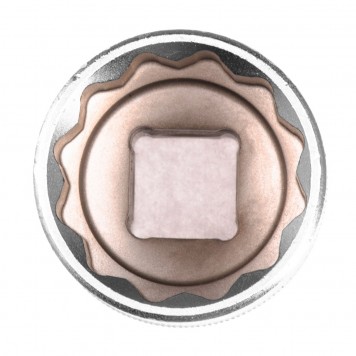 13673 | Головка торцевая, 30 мм, двенадцатигранная, CrV, под квадрат 1/2, хромированная, STELS-3