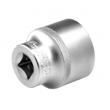 13674 | Головка торцевая, 32 мм, двенадцатигранная, CrV, под квадрат 1/2, хромированная, STELS-2