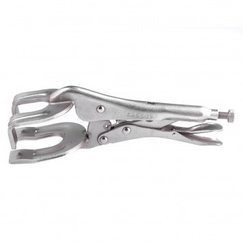 18429 | Зажим ручной, двойной, точечная фиксация, 225 мм, СИБРТЕХ-1