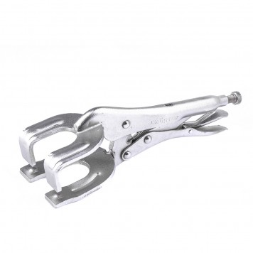 18429 | Зажим ручной, двойной, точечная фиксация, 225 мм, СИБРТЕХ-2