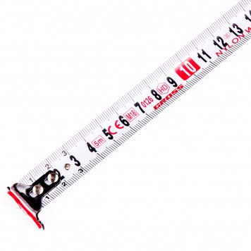 32571 | Рулетка 5 м х 19 мм, обрезиненный корпус, автоматическая фиксация, Нейлоновое покрытиеытие, зацеп с магнитом, GROSS MAGNETISCH-2