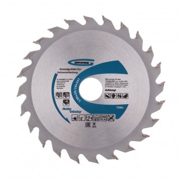 73301 | Пильный диск по дереву 130 x 20/16 x 24Т, GROSS-0