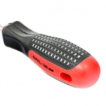 11441 | Отвертка Fusion, PH2 х 100 мм, CrV, трехкомпонентная рукоятка "Anti slip", MATRIX-2