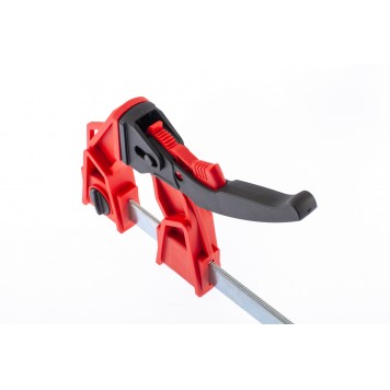 20729 | Струбцина реечная быстрозажимная, усиленная, пластиковый корпус рычажно-храповой механизм, 500 х 100 х 661 мм, штанга 5 х 22 мм, MATRIX-3