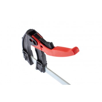 20738 | Струбцина реечная быстрозажимная, пластиковый корпус рычажно-храповой механизм, 300 х 90 х 390 мм, штанга 5 х 20 мм, MATRIX-2