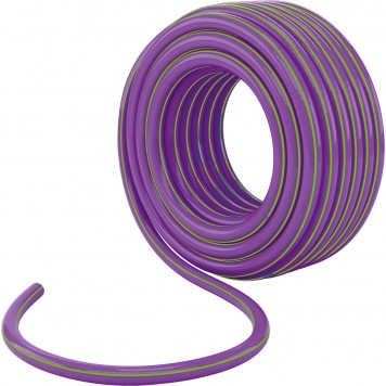 67629 | Шланг поливочный армированный трехслойный 1/2, 15 м, PALISAD VIOLET-0
