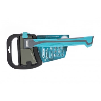 21450 | Топор универсальный 700 гр, кованый, тефлоновое покрытие, двухкомпонентное пластиковое топорище, 350 мм, GROSS-3