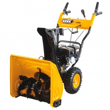 97602 | Бензиновая снегоуборочная машина SB 650 E, 6,5 л.с, Loncin, с электростартером, фара, DENZEL-0