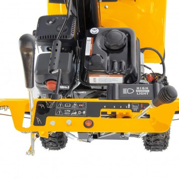 97602 | Бензиновая снегоуборочная машина SB 650 E, 6,5 л.с, Loncin, с электростартером, фара, DENZEL-2
