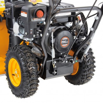 97602 | Бензиновая снегоуборочная машина SB 650 E, 6,5 л.с, Loncin, с электростартером, фара, DENZEL-3