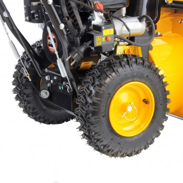 97602 | Бензиновая снегоуборочная машина SB 650 E, 6,5 л.с, Loncin, с электростартером, фара, DENZEL-4
