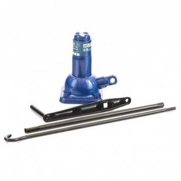 50103 | Домкрат механический бутылочный, 2 т, h подъема 210–390 мм, 2 части (домкрат, ручка), STELS-2