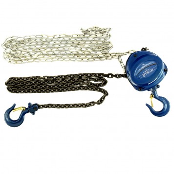 51944 | Таль цепная, 1 т, h подъема 2,5 м, расстояние между крюками 350 мм, STELS-0