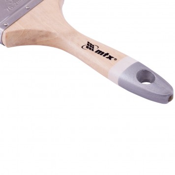 82631 | Кисть плоская, натуральная черная щетина, деревянная ручка 2", MTX-2