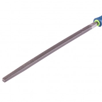 15933 | Напильник, 300 мм, квадратный, двухкомпонентная рукоятка, №2, СИБРТЕХ-1