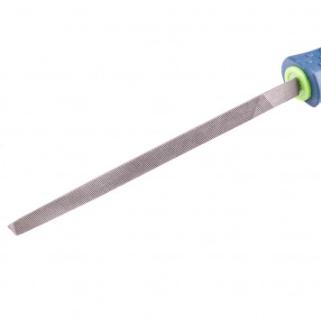 16024 | Напильник, 150 мм, трехгранный, двухкомпонентная рукоятка, №2, СИБРТЕХ-1