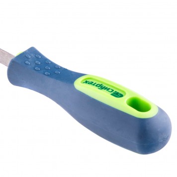 16024 | Напильник, 150 мм, трехгранный, двухкомпонентная рукоятка, №2, СИБРТЕХ-2