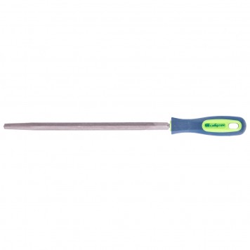 16030 | Напильник, 250 мм, трехгранный, двухкомпонентная рукоятка, №2, СИБРТЕХ-0