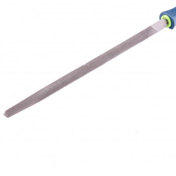 16030 | Напильник, 250 мм, трехгранный, двухкомпонентная рукоятка, №2, СИБРТЕХ-1