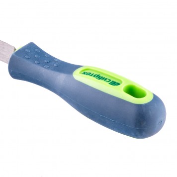 16031 | Напильник, 300 мм, трехгранный, двухкомпонентная рукоятка, №2, СИБРТЕХ-2