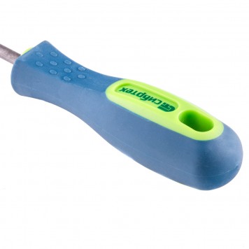 16124 | Напильник, 150 мм, круглый, двухкомпонентная рукоятка, №2, СИБРТЕХ-2