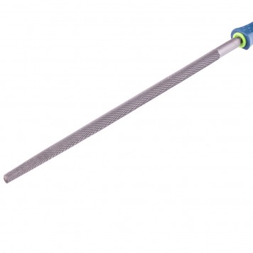 16133 | Напильник, 300 мм, круглый, двухкомпонентная рукоятка, №2, СИБРТЕХ-1