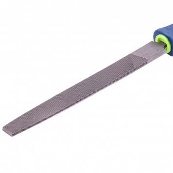 16224 | Напильник, 150 мм, плоский, двухкомпонентная рукоятка, №2, СИБРТЕХ-1