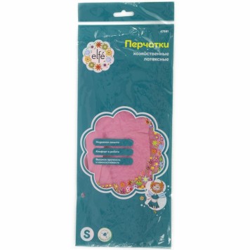 67883 | Перчатки хозяйственные, латексные, L, ELFE-1