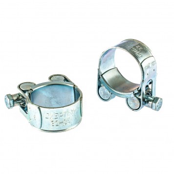 47519 | Хомуты металлические, силовые 32-35 мм, ширина 20 мм, шарнирный, W1, 2 шт, СИБРТЕХ-0