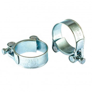 47539 | Хомуты металлические, силовые 48-51 мм, ширина 22 мм, шарнирный, W1, 2 шт, СИБРТЕХ-0