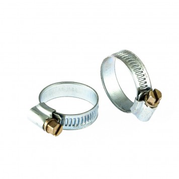 47667 | Хомуты металлические, червячные 19-29 мм, ширина 12 мм, английский тип, W1, 2 шт, СИБРТЕХ-0