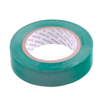 88774 | Изолента ПВХ, 15 мм х 10 м, зеленая, 150 мкм, MATRIX-0