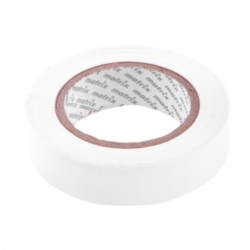 88775 | Изолента ПВХ, 15 мм х 10 м, белая, 150 мкм, MATRIX-0
