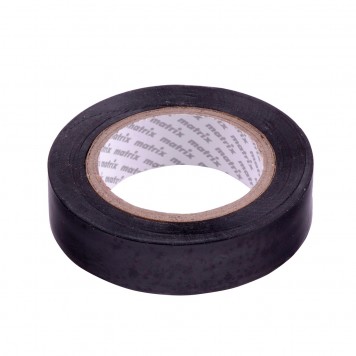88778 | Изолента ПВХ, 19 мм х 20 м, черная, 150 мкм, MATRIX-0