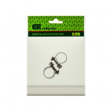 475063 | Хомуты металлические 16-18 мм, ширина 9 мм, винтовой, W4, 2 шт, СИБРТЕХ MINI-1