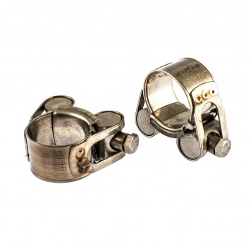 475083 | Хомуты металлические, силовые 23-25 мм, ширина 18 мм, шарнирный, W4, 2 шт, СИБРТЕХ-0